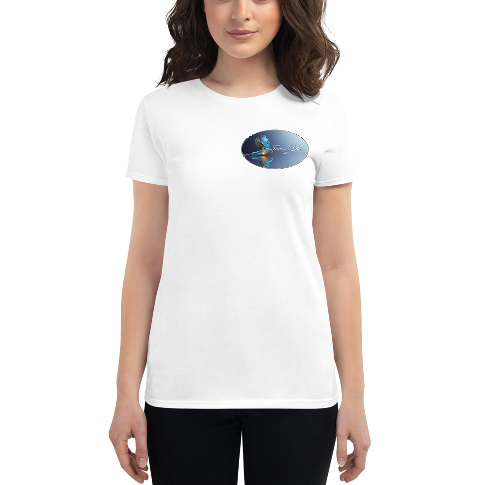 Women's Short Sleeve Fawn Lake Bluebird T-shirt