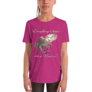 Youth Short Sleeve Unicorn Pegasus T-Shirt