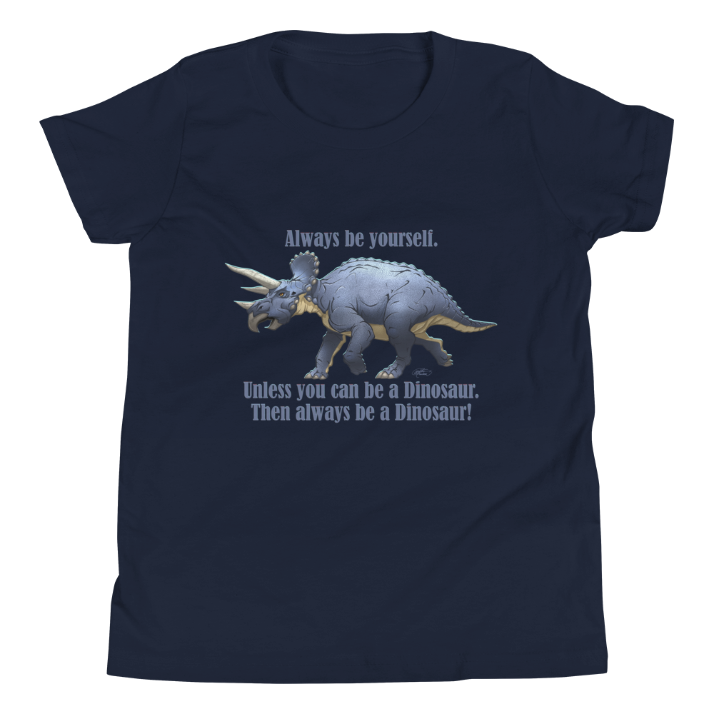 Youth Short Sleeve Triceratops T-Shirt