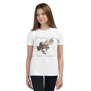 Youth Short Sleeve Unicorn Pegasus T-Shirt